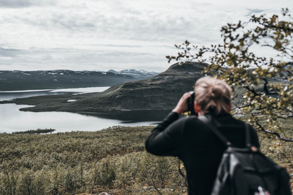 kilpisjärvi Kilpisjärven maisemat Saana-tunturin kupeesta.